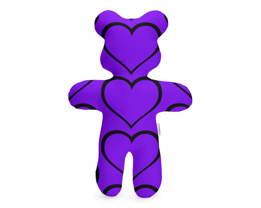 Huggy Mates Purple Teddy