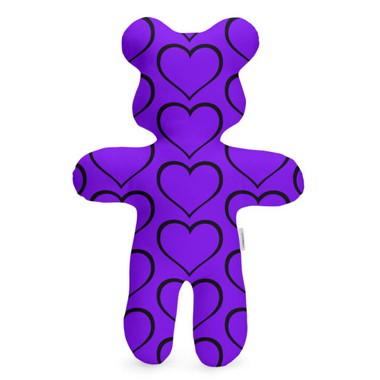 Huggy Mates Purple Teddy